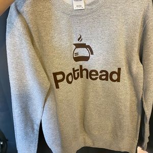 Pothead Graphic Crewneck Sweatshirt